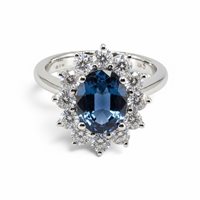Ringe Crivelli Dame ZAFFIRO in Weißgold Zaffiro 2.35 Ct 82126476 - 82126476